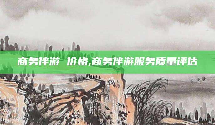 惠州商务伴游 价格,商务伴游服务质量评估